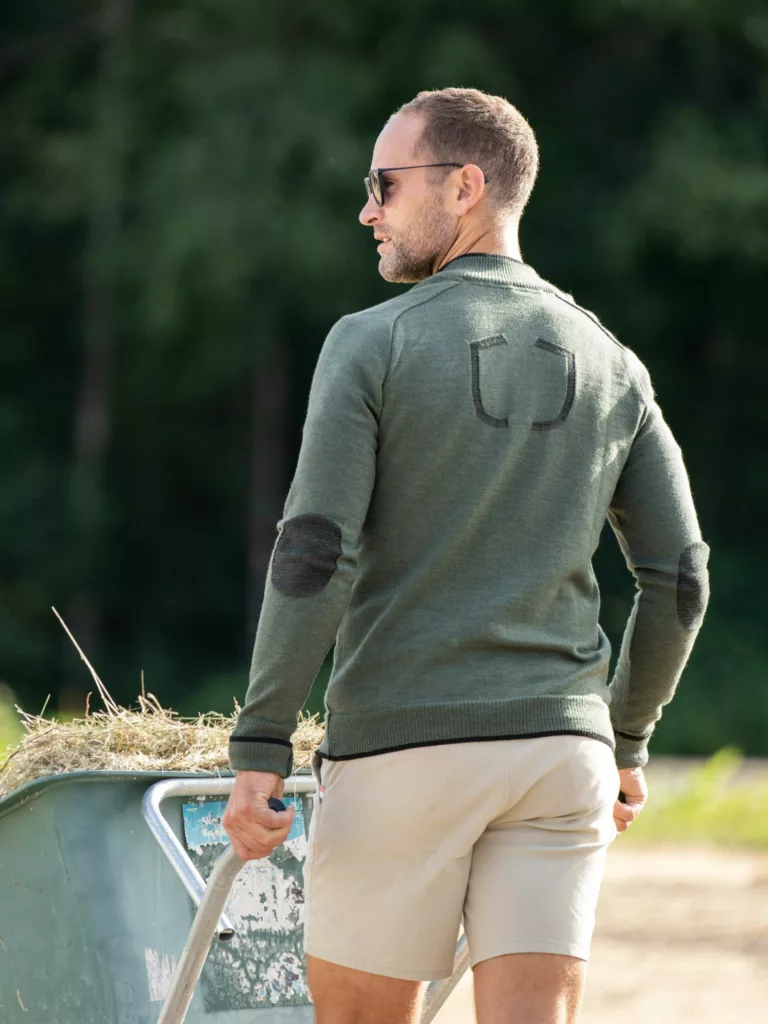 Franklin Merino Tech Sweater - Olive Green