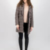 Down Coat - Taupe