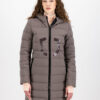 Down Coat - Taupe - Image 3