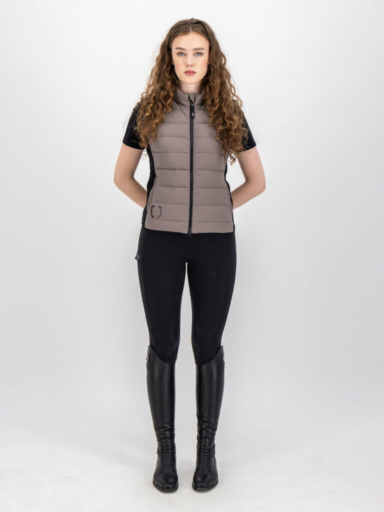 Down Vest - Taupe