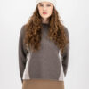 Bella Merino Sweater - Brown/beige - Image 5